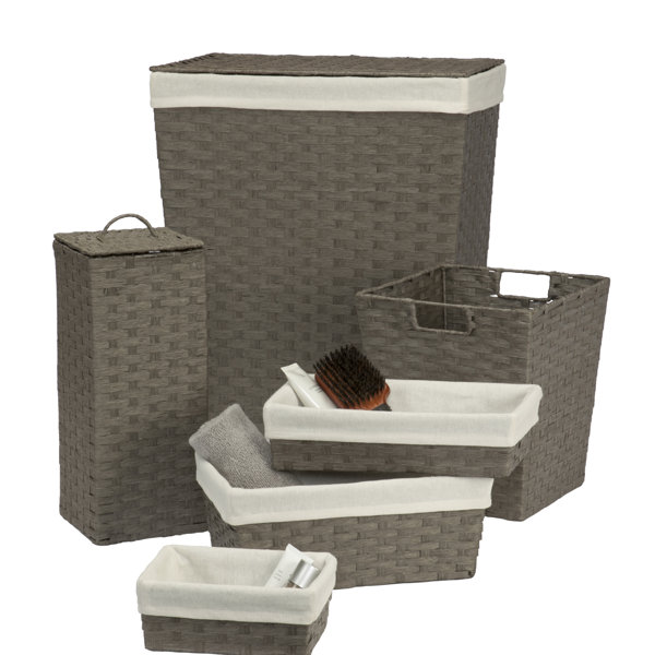 Creative Bath Laundry Hamper and Waste Basket Set & Reviews Wayfair